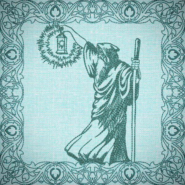 Once Upon A Time Quilt Square - Wizard