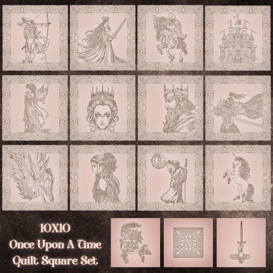 Once Upon A Time Quilt Squares - Full Set