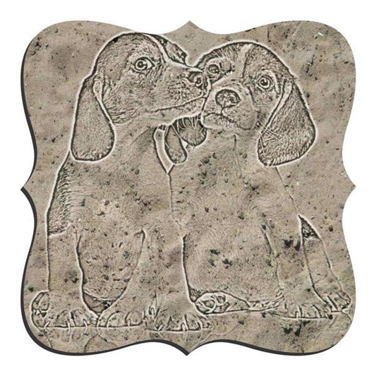 Photo Sandy Ground Drawing on Prague Panel Type 1