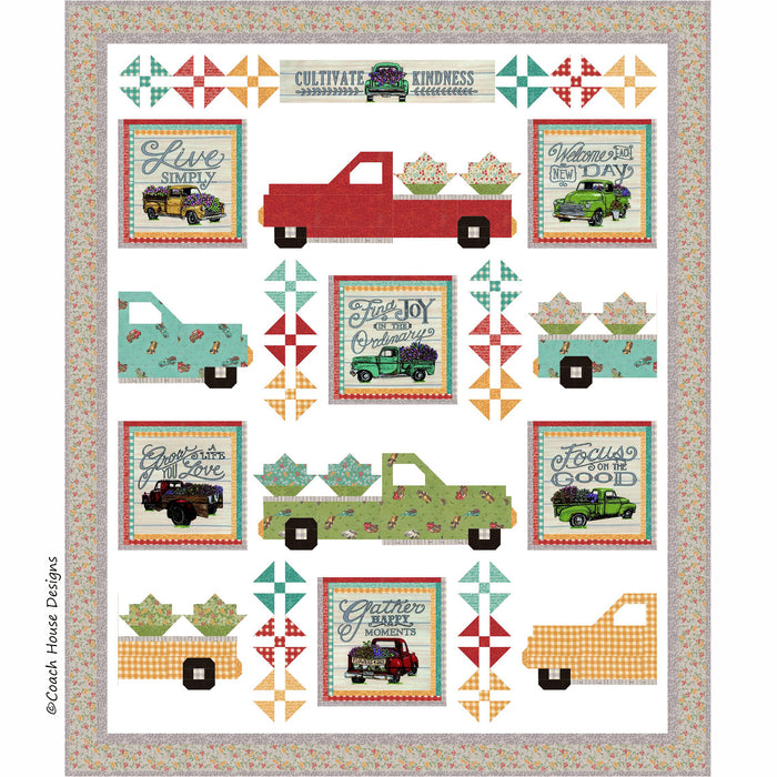 Pick Me Up Some Flowers Quilt Pattern