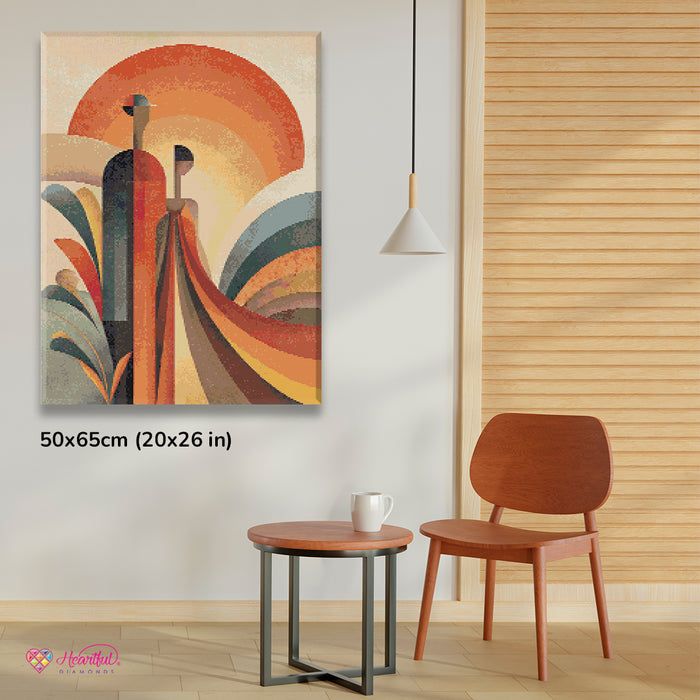 Pillars of Strength Diamond Painting Kit-50x65cm (20x26 in)-Heartful Diamonds