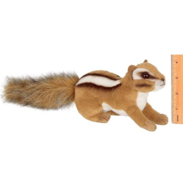 Plush Stuffed Animal Chipmunk Chippie Measuring Vertically