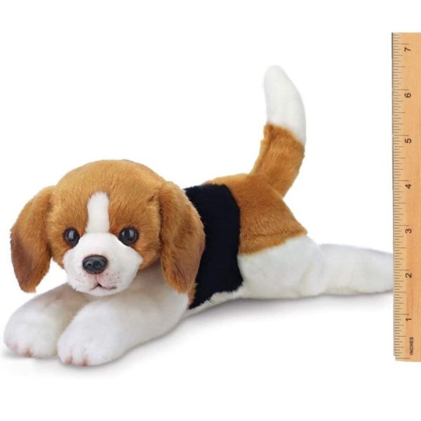 Plush Stuffed Beagle Dog Hunter Vertically
