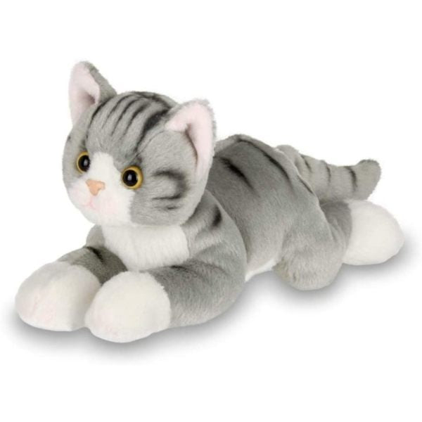 Plush Stuffed Animal Gray Tabby Cat Lil' Socks