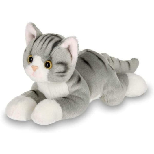 Plush Stuffed Animal Gray Tabby Cat Lil' Socks
