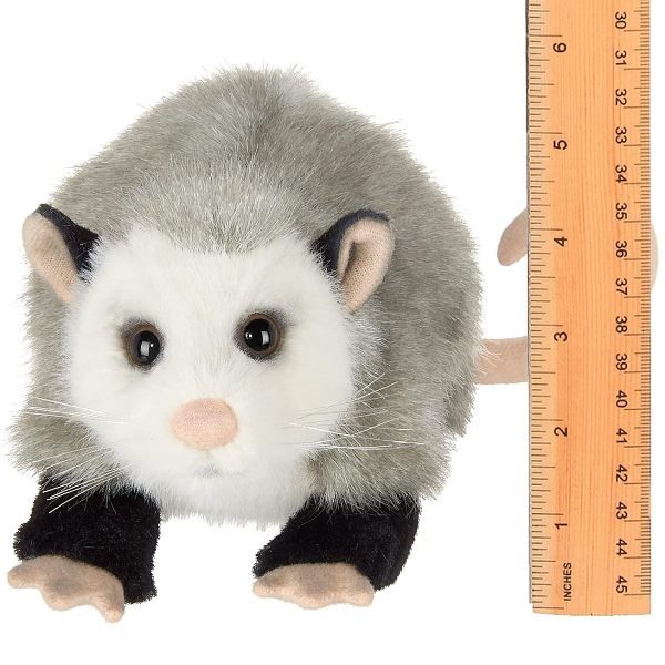 Plush Stuffed Opossum Harry Measuring Vertical