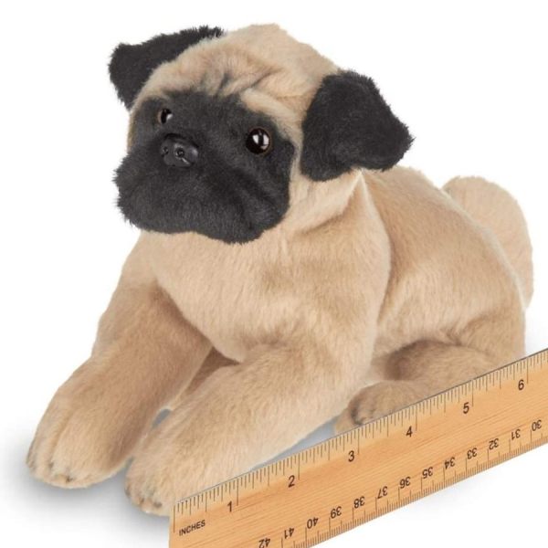 Plush Stuffed Pug Dog Lil' Pugsly Measuring