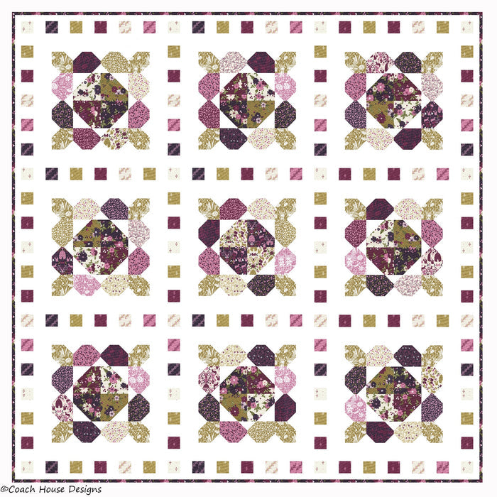 Pocketful of Posies Downloadable PDF Quilt Pattern