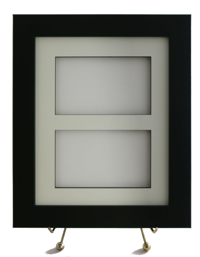 Pokemon Framed Display for (2) PSA Graded Horizontal Cards - Graded And Framed