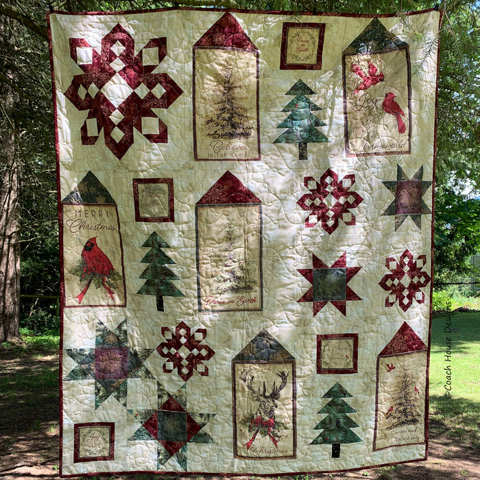 Postcard Christmas Quilt Pattern