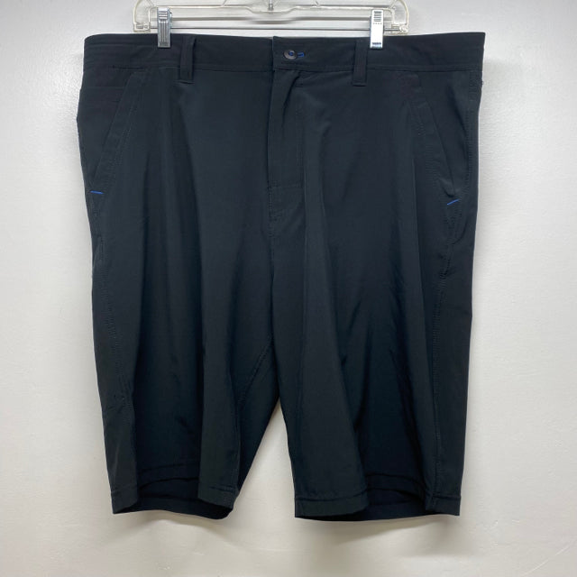 Prana Size 38-L  Size 38 Black Polyester-Blend Solid Men's Men's Shorts