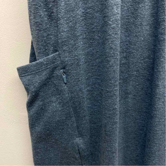 Prana Size Xl Women's Blue Tweed T-Shirt Dress