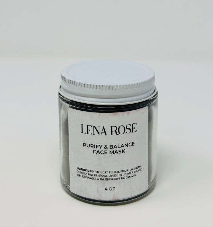 Purify and Balance Face Mask from the Lena Rose House Line