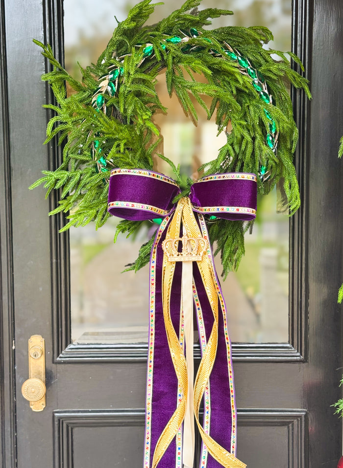 Queen of the Krewe Wreath