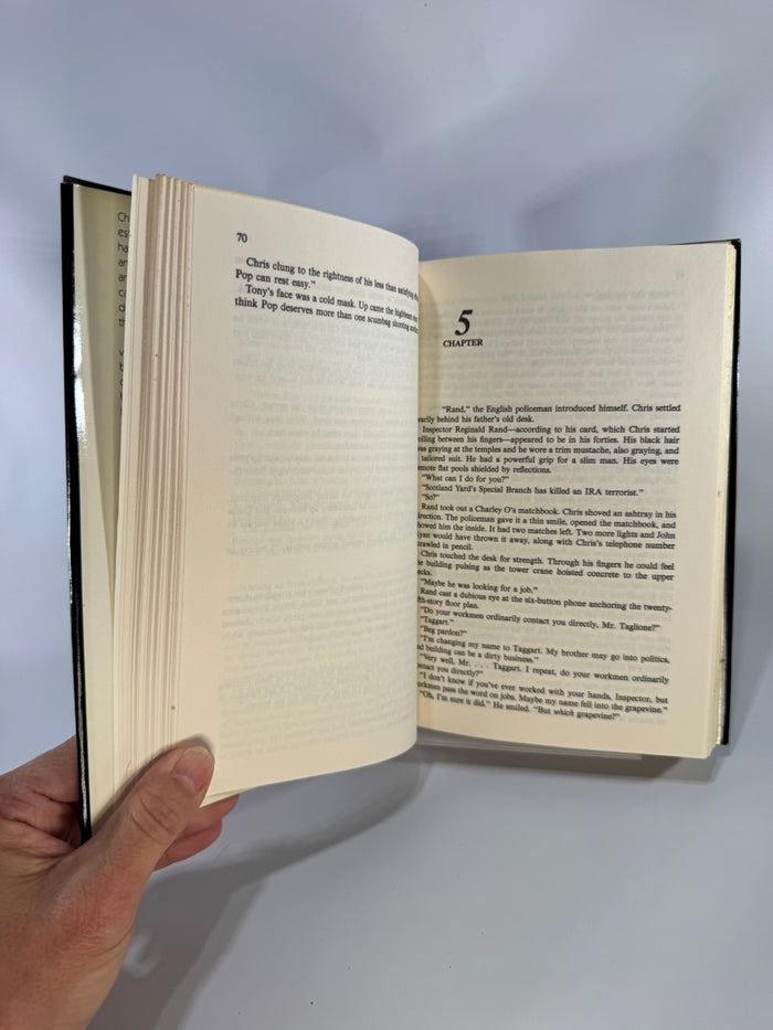 Rampage — Justin Scott (1985) Hardcover w/ Dust Jacket | Simon & Schuster | Book Club Edition