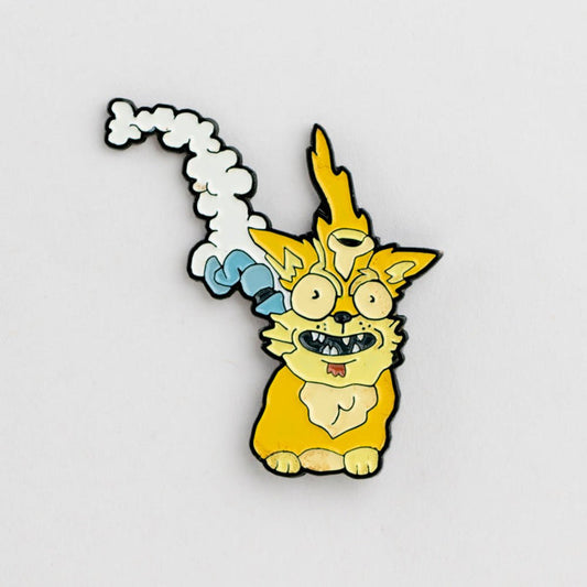 Roilty Extracts Smokey the Cat Enamel Pin - Empire Smokes