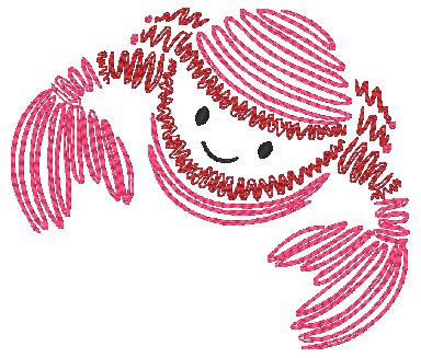 Sea Friends Redwork [4x4] 11483 Machine Embroidery Designs