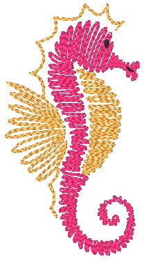 Sea Friends Redwork [4x4] 11483 Machine Embroidery Designs