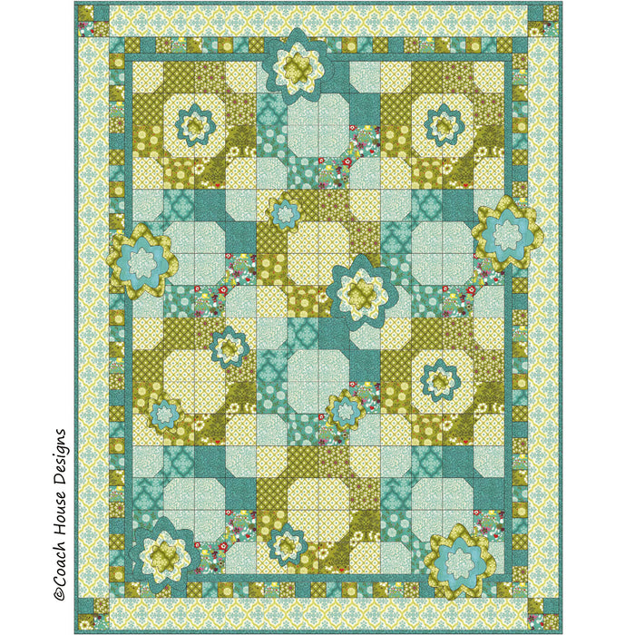Sea Glass Downloadable PDF Quilt Pattern