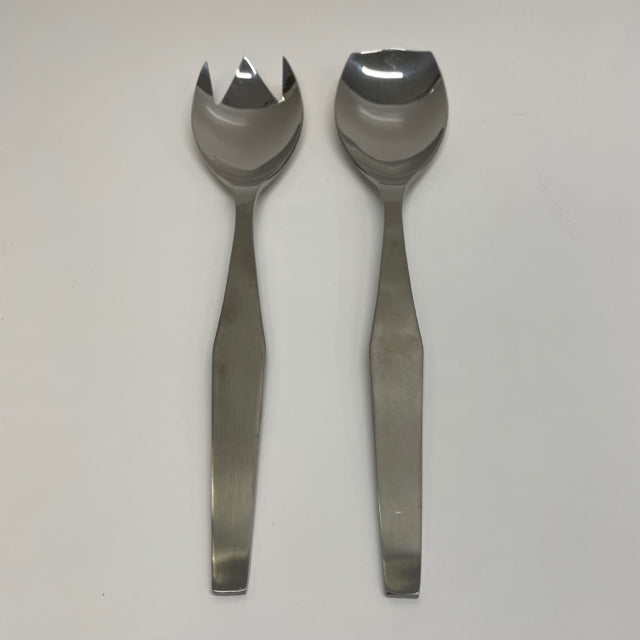 Silver Stainless Steel Salad Server