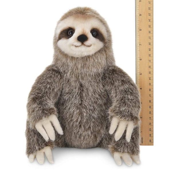 Simon Plush Three Toed Sloth Measuring