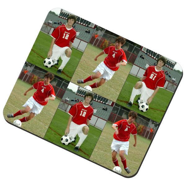Personalized Six Photos Fabric Mouse Pad