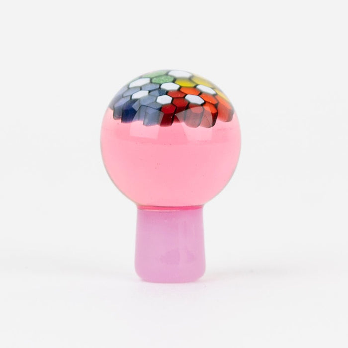 Steven H. Glass Rainbow Hive CFL Control Tower Marble Top - Empire Smokes