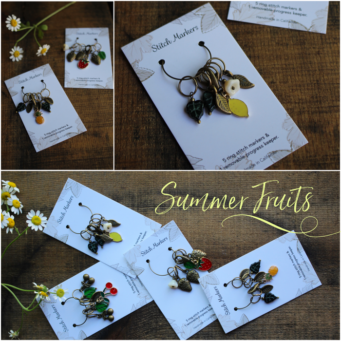 Summer Fruits Stitch Markers