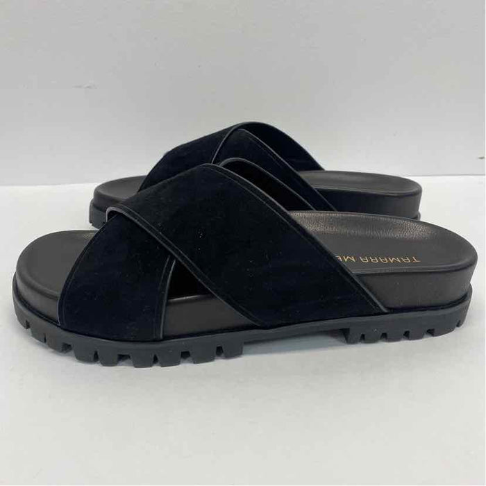 Tamara Mellon Size 8 Women's Black Solid Slide Sandals