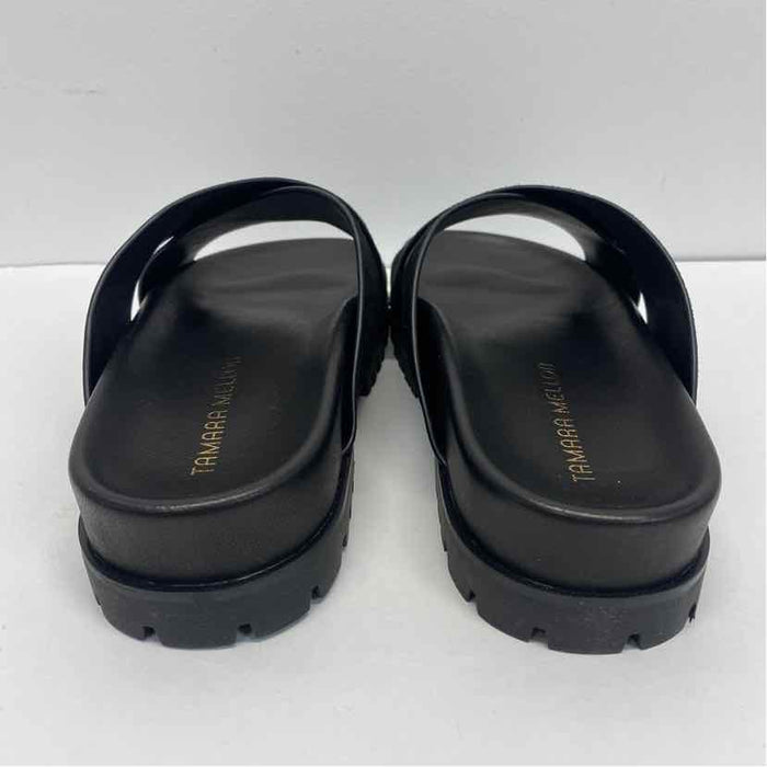 Tamara Mellon Size 8 Women's Black Solid Slide Sandals