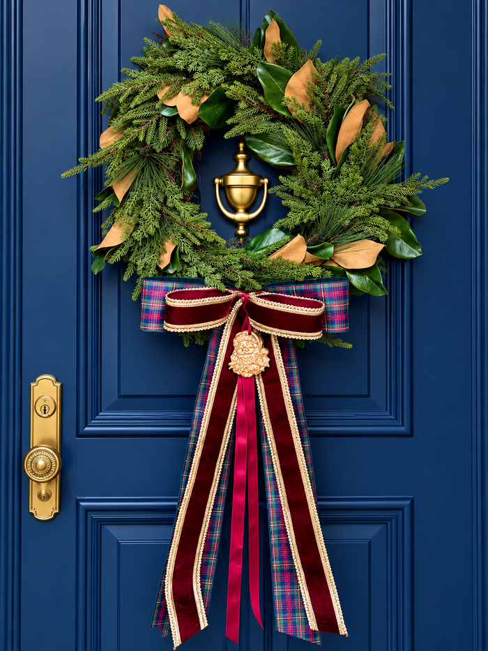 Tartan House Wreath