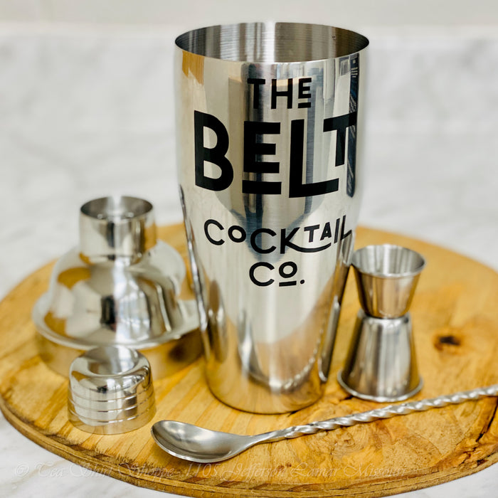 The Belt Cocktail Co. Cocktail Shaker 3pc Set Cocktail Shaker The Belt Cocktail
