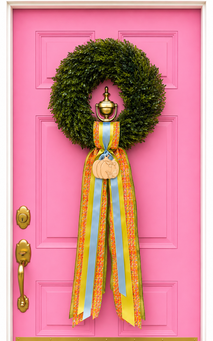 The Butterfly Harvest Tea Leaf Wreath