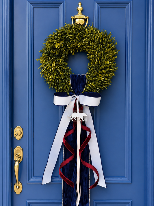 The Cougar Court Tea Leaf Wreath
