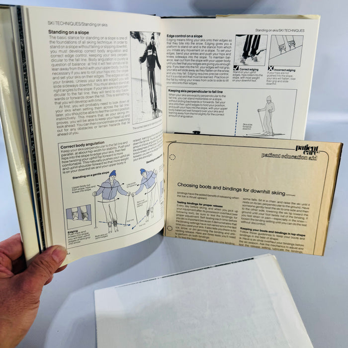 The Handbook of Skiing Karl Gamma 1983 Hardcover Illustrated Ski Technique Guide