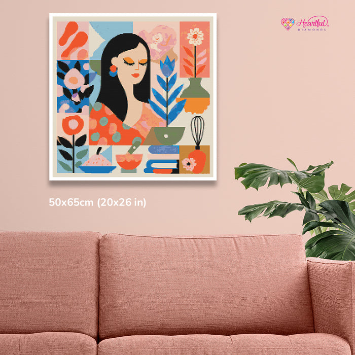 The Juggler Diamond Painting Kit-50x50cm (20x20 in)-Heartful Diamonds