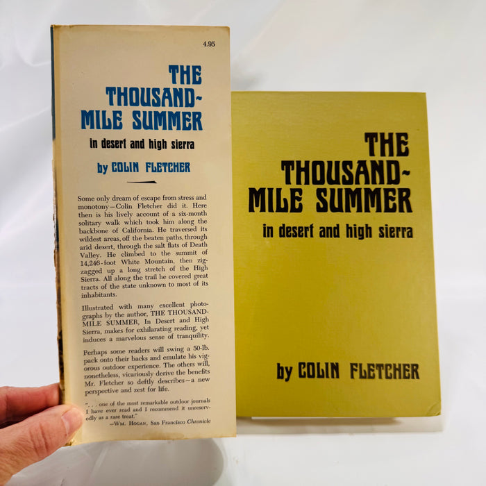 The Thousand-Mile Summer: In Desert and High Sierra by Colin Fletcher (1969) – A Trailblazing Tale of Solitude, Stride, and Sierra Sky