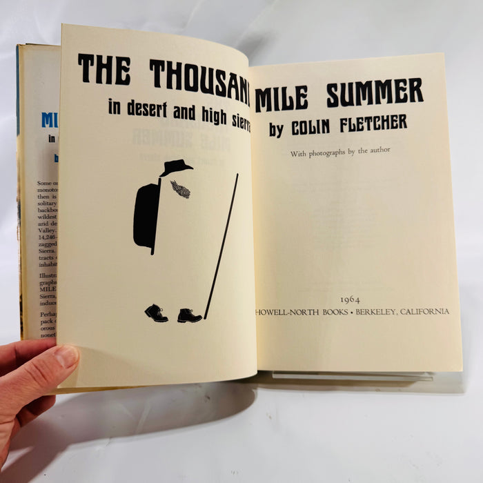 The Thousand-Mile Summer: In Desert and High Sierra by Colin Fletcher (1969) – A Trailblazing Tale of Solitude, Stride, and Sierra Sky