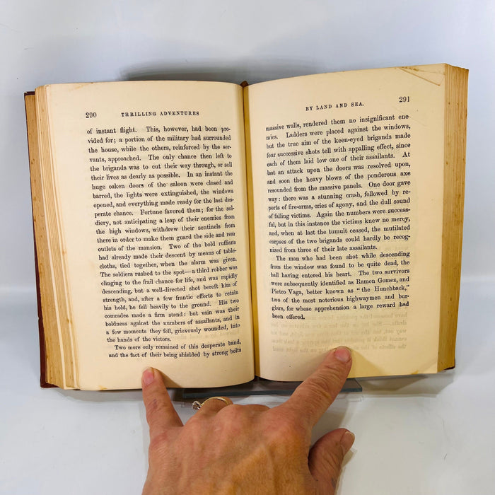 Thrilling Adventures by Land and Sea edited by James Brayman Alta Edition Porter & Coates