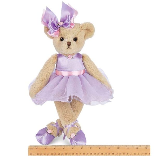 Tootsie Tutu Ballerina Teddy Bear Measuring Horizontally