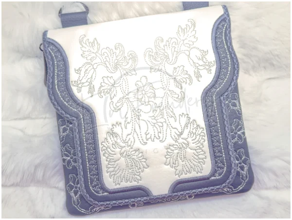 TopZip Flap Bag - Baroque Style