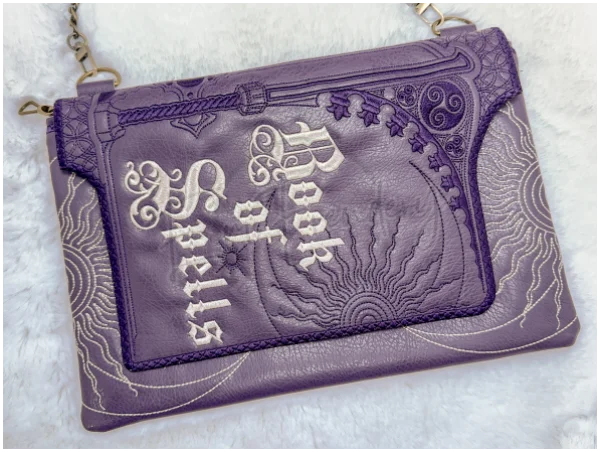 TopZip Flap Bag - Book of Spells