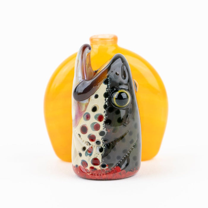 Trapper Studio Sunrise Bass Fish Head Chillum - Empire Smokes