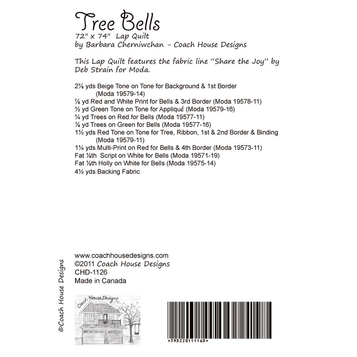 Tree Bells Quilt Pattern