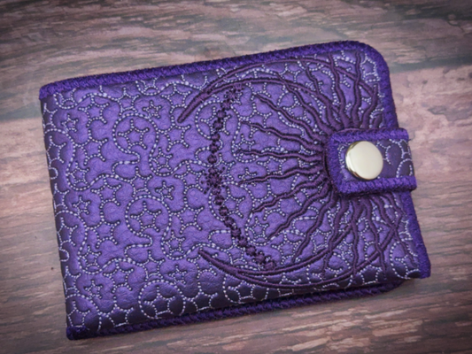 Tri-Fold Wallet w/Tab - Celestial
