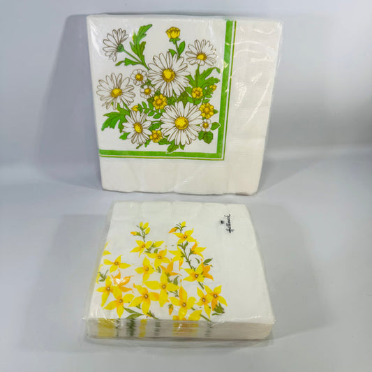 Vintage Hallmark Floral Napkins Bundle Sealed Paper Party Supplies