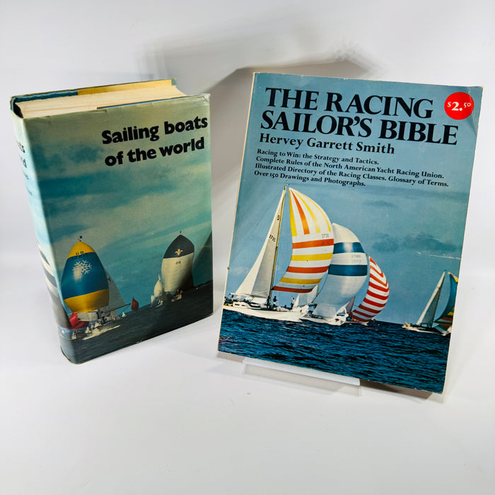 Vintage Sailing Books Bundle — Sailing Boats of the World + The Racing Sailor’s Bible