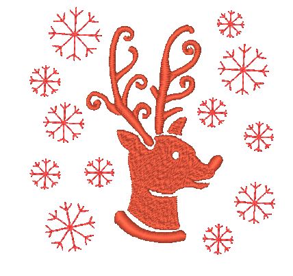 Winter Damask [4x4] # 10849