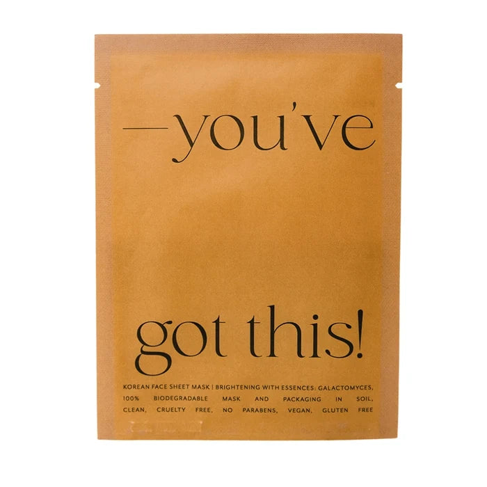 You've Got This Sheet Mask, a Lucky Owl sheet mask