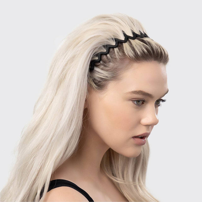 Zig Zag Headband 2pc - Black & Tort – alternate view 5